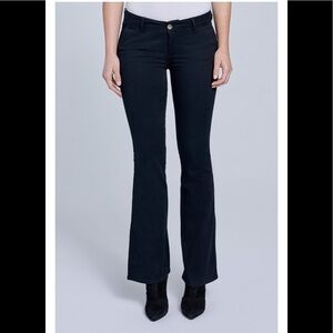 Flare Mid Rise Jeans Black Jr Size 3